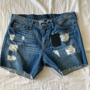 Flying monkey jean shorts